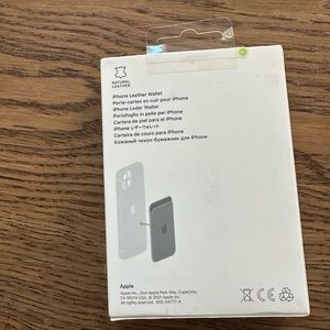 Apple iPhone leather wallet